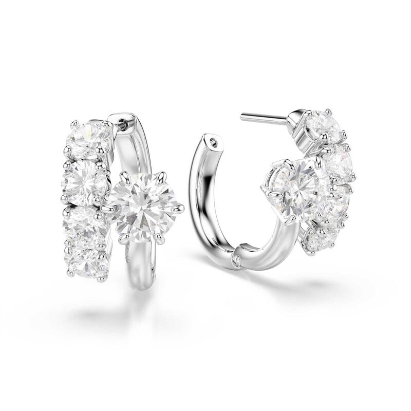 Swarovski Matrix Hoop Earrings image number 2